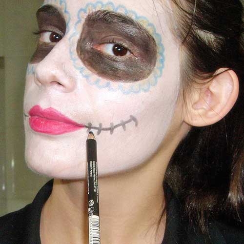 Tutorial : Maquillaje de catrina muy facil para Halloween