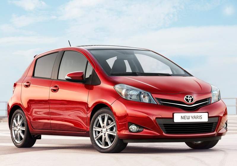 TOYOTA YARIS 2012 RED CAR REVIEW WITH WALLPAPERS  Toyota Cars 