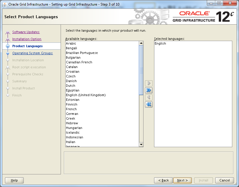 Install Oracle Grid Infrastructure 12c on CentOS 7