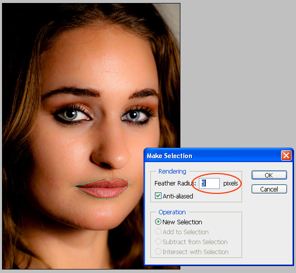 School Of Digital Photography Adding Lip Gloss To a Photograph Using