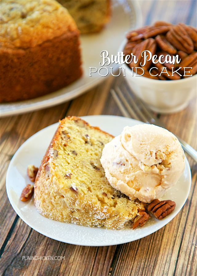 Butter Pecan Pound Cake Plain Chicken