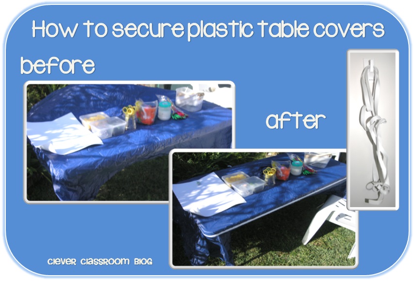 How To Secure A Plastic Table Cloth, How To Make Plastic Table Covers Stay