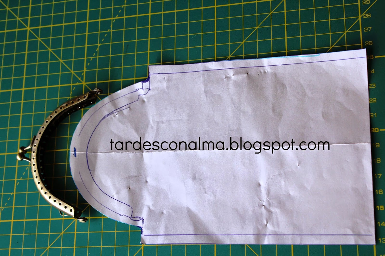 Boquilla de 9,5 cm y patrón DIY Tutorial funda de gafas con boquilla