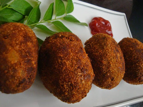 KERALA STYLE BEEF CUTLET ~ My Cookery : My Recipe Collections