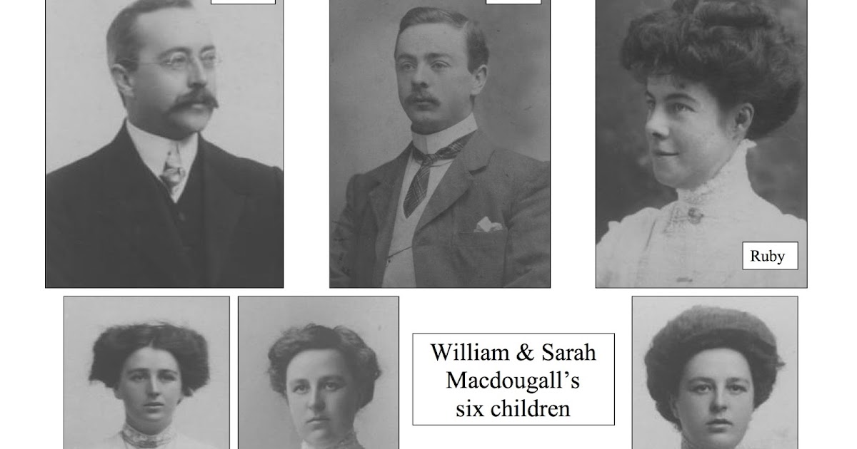 Rev. Leslie S. Macdougall Diaries Macdougall & Wells Family Collages