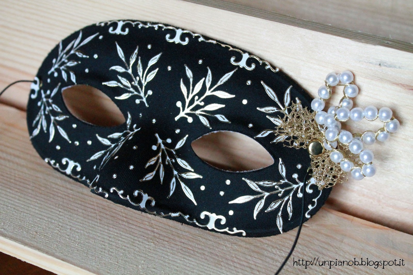 Maschera Veneziana Donna Per Carnevale - Decorata A Mano Con Strass E Metallo, Elegante E Regolabile - Foto 6