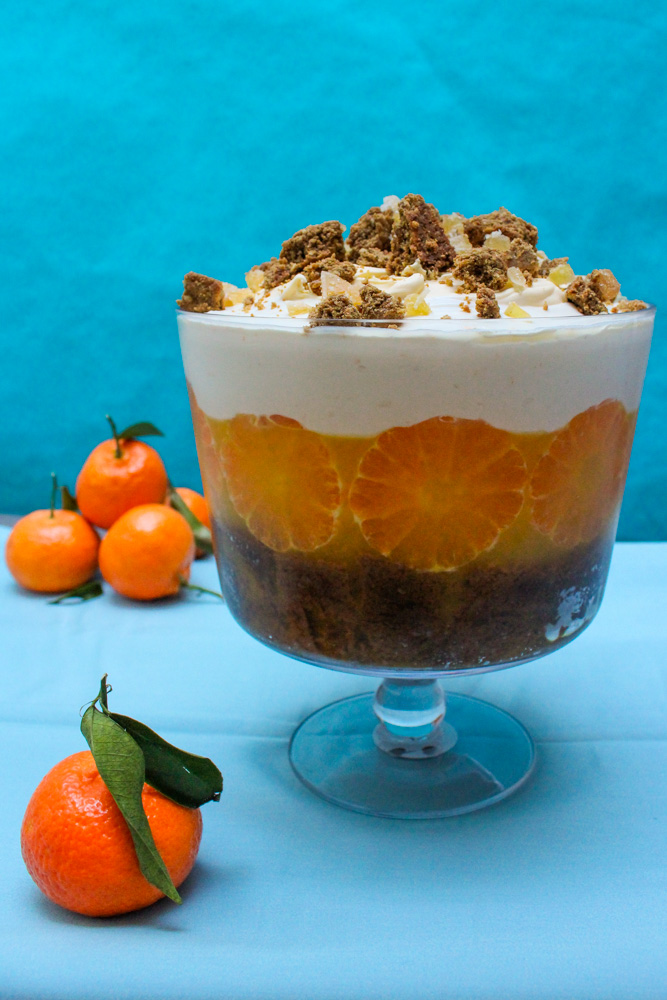 Me, Myself and pie. Clementine and Ginger Cake Trifle