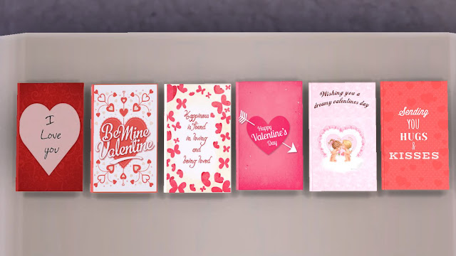 sims 4 valentine's day custom content (cc) card