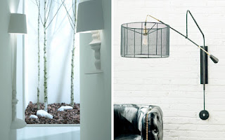 Marzua: Iluminación con apliques de pared