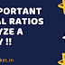 Most Important Financial Ratios to Analyze a Company
