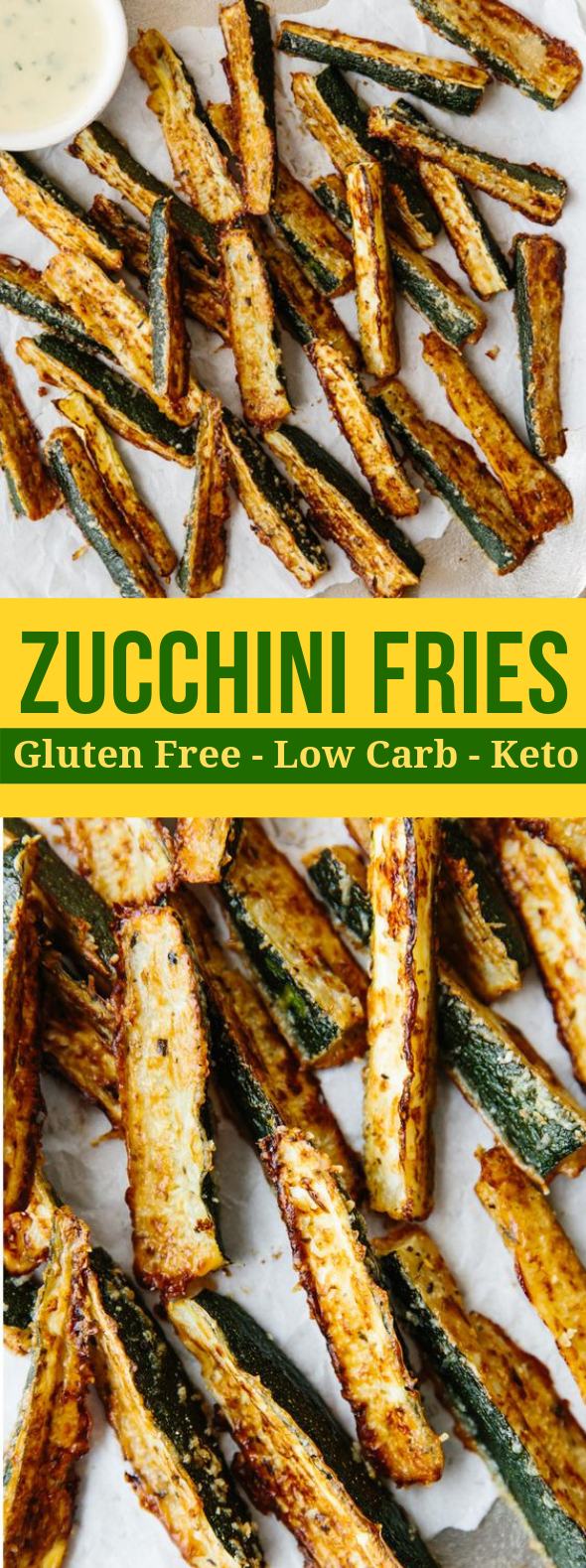 BAKED ZUCCHINI FRIES (GLUTEN-FREE, LOW-CARB) BAKED ZUCCHINI FRIES (GLUTEN-FREE, LOW-CARB)
