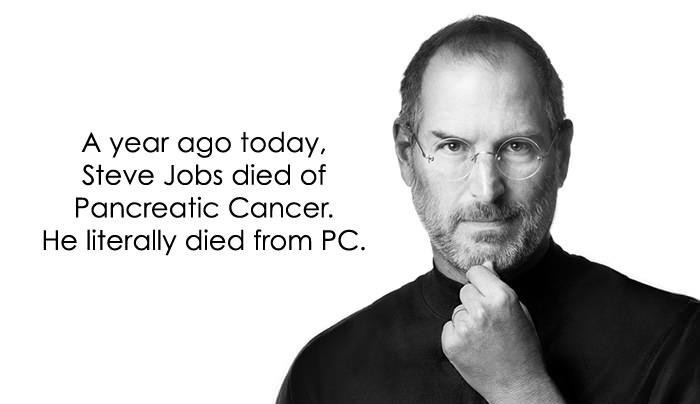 What does rip mean for steve jobs