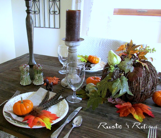 Rustic Fall Tablescape