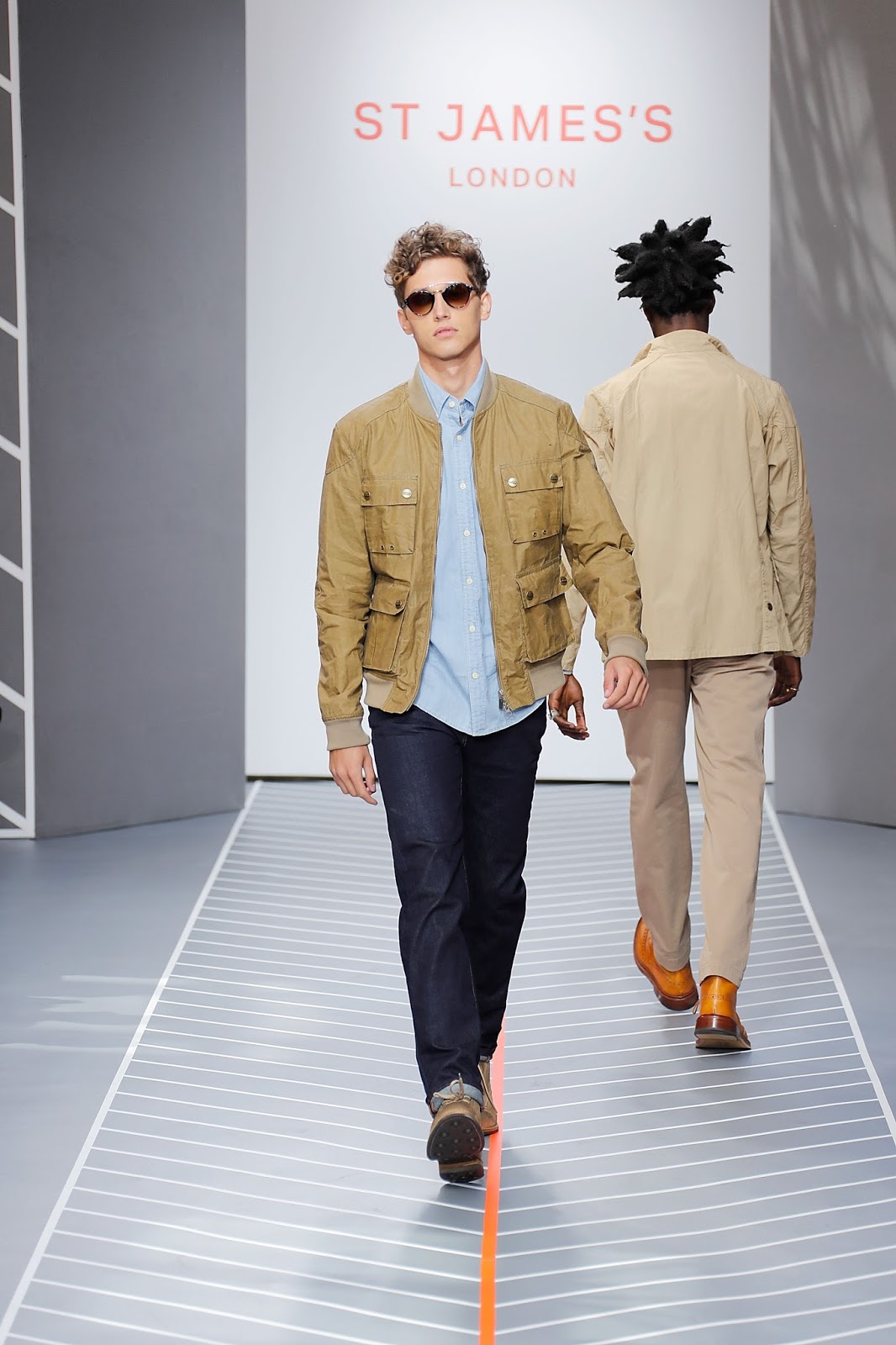 London Fashion Week Men's on Jermyn Street St James's London Grey Fox