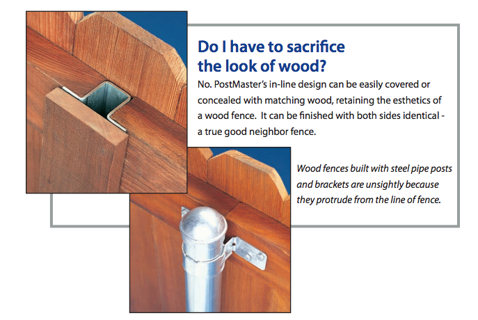 Postmaster Steel Fence Posts For Our Cedar Fence Postmaster Steel Fence Posts For Our Cedar Fence
