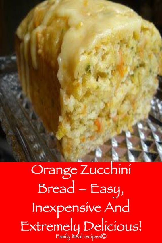 Orange Zucchini Bread