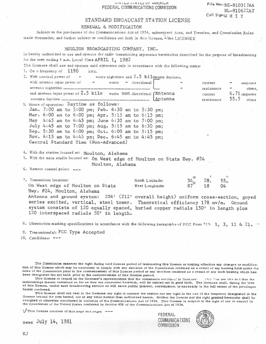 Patrick County Topics TOPICS APRIL 2019 WHEO LICENSE