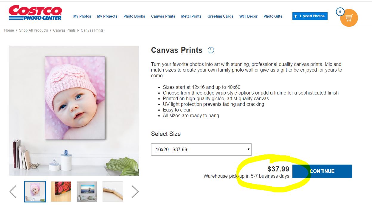 Costco Canvas Coupon