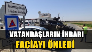 Vatandaşın ihbarı faciayı önledi