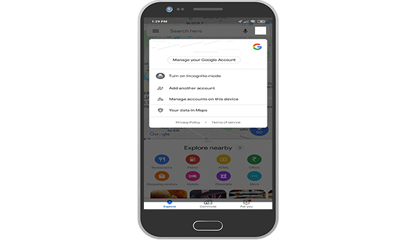 طريقة تشغيل وضع التصفح المتخفي في خرائط Google طريقة تشغيل وضع التصفح المتخفي في خرائط Google