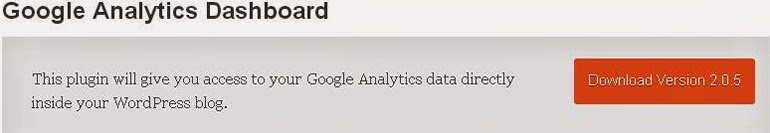 Google Analytics Dashboard 