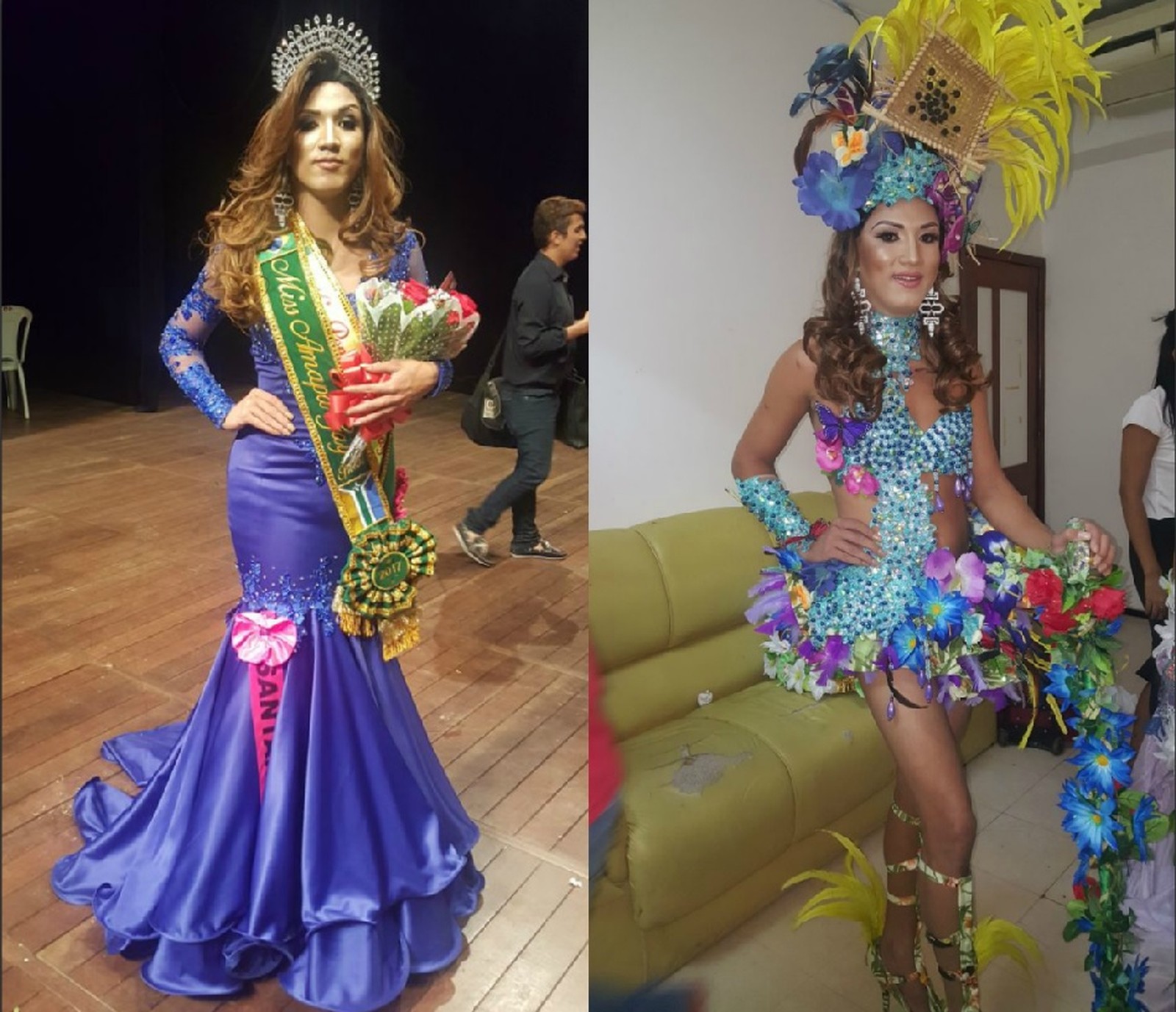 ‘Fiquei em choque’, diz Miss Amapá Gay após ter coroa arrancada por concorrente ‘Fiquei em choque’, diz Miss Amapá Gay após ter coroa arrancada por concorrente