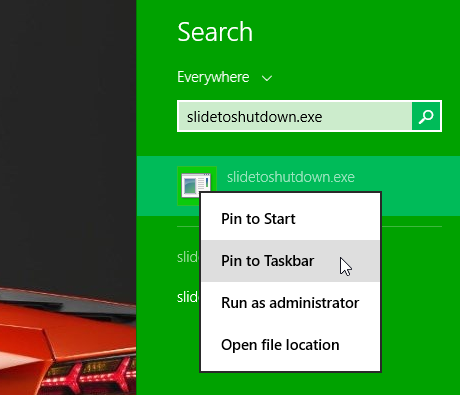 Mengaktifkan Fitur Slide To Shutdown pada Windows 8.1