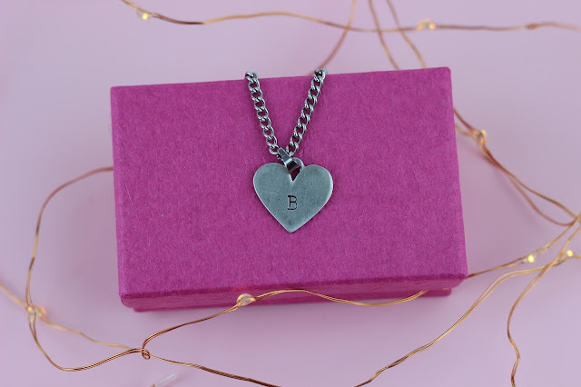 unicorn born heart initial chain necklace unicorn born heart initial chain necklace