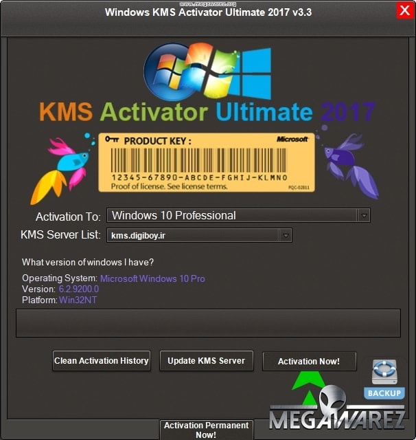 Windows KMS Activator Ultimate 2017 imagenes