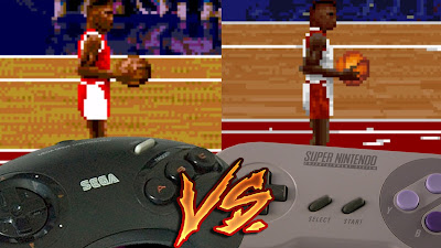 Mega Drive Vs SNES - NBA Jam