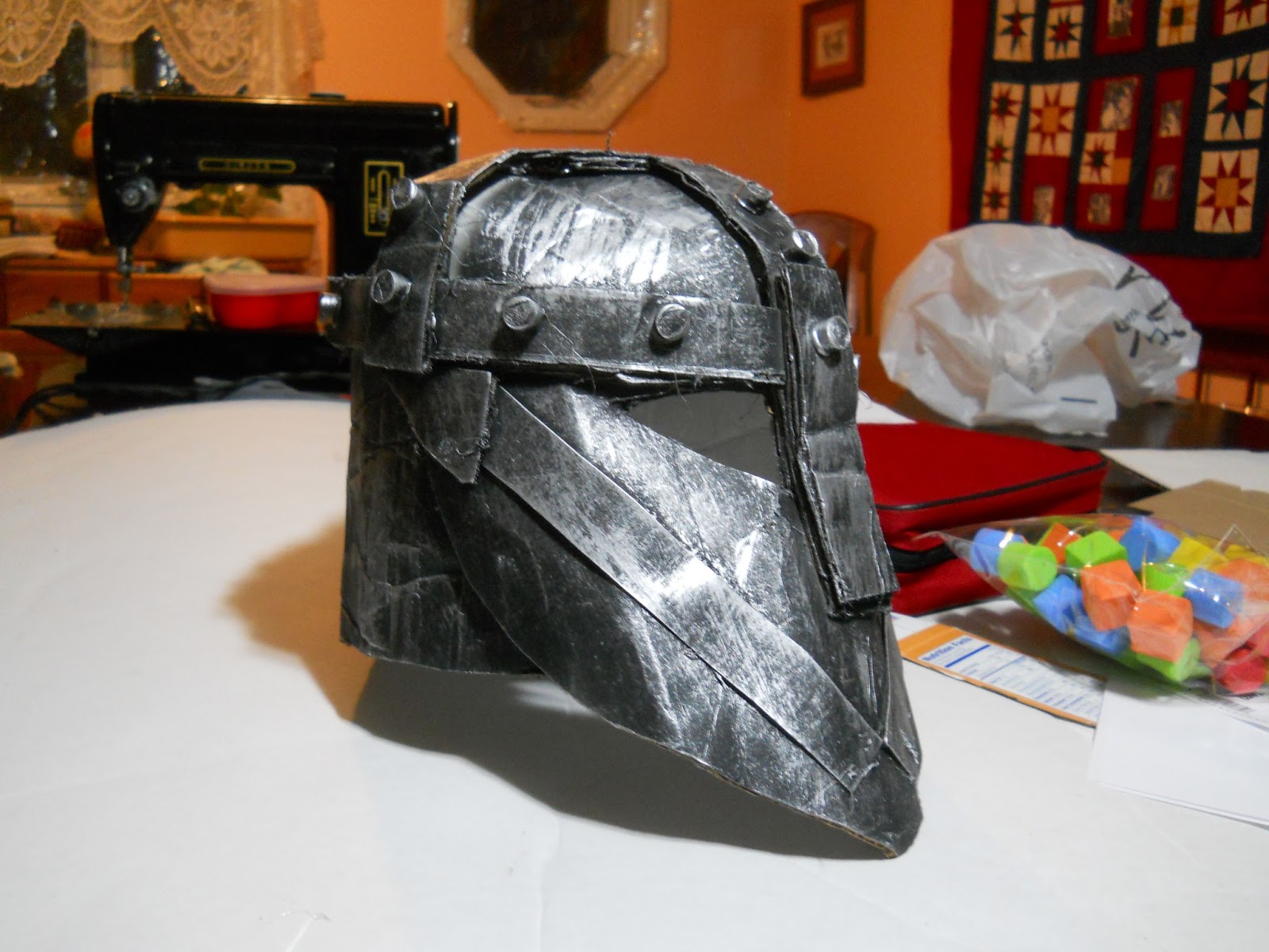 Happily ever crafter cardboard helmet tutorial update reader s photos 