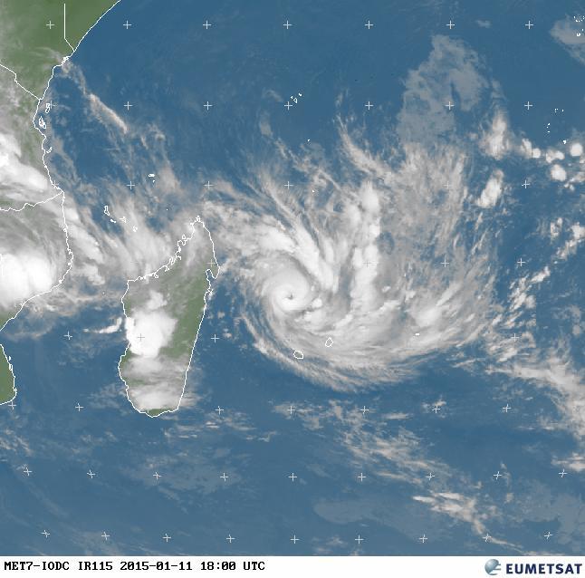 Cyclone tropical Bansi: le point à 22h