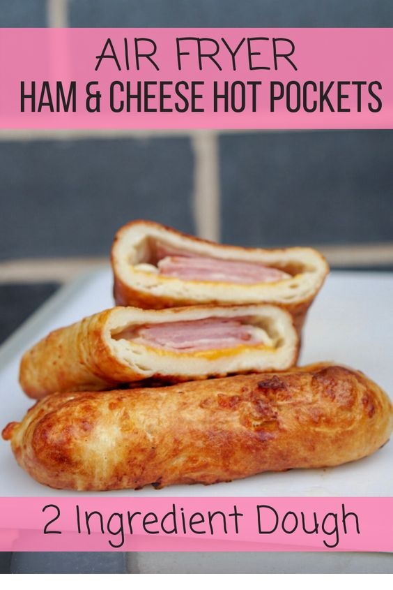 Air Fryer Ham & Cheese Hot Pockets