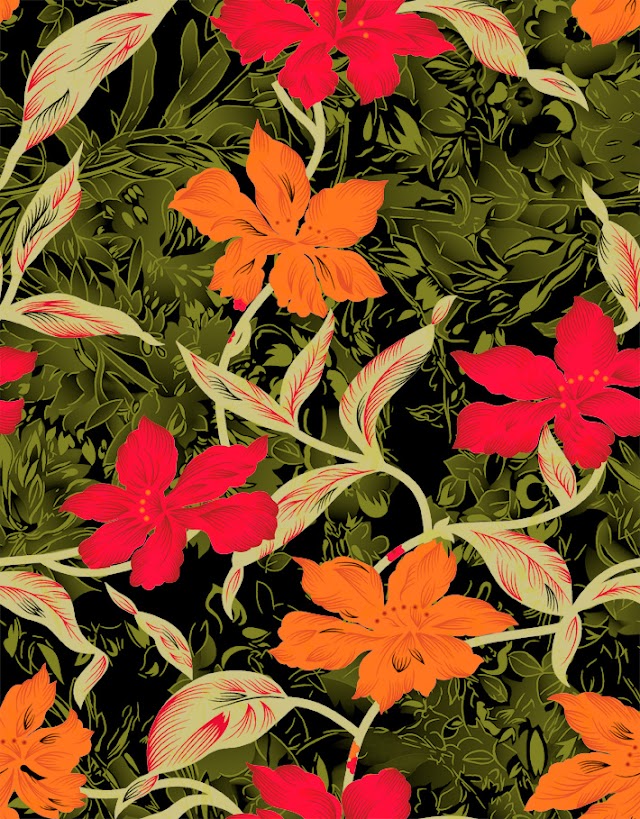 Fabric painting designs patterns | fabric patterns designs | New fabric design patterns