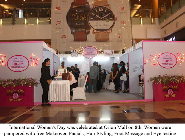 International Women's Day celebrated in Orion Mall International Women's Day celebrated in Orion Mall