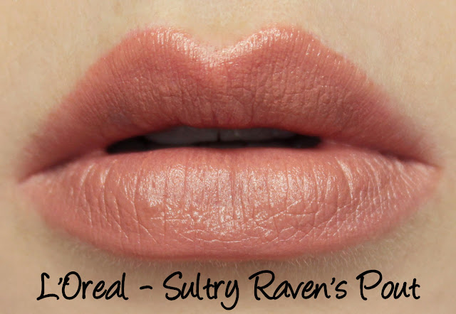 L'Oreal Project Runway Lipstick - Sultry Raven's Pout Swatches & Review