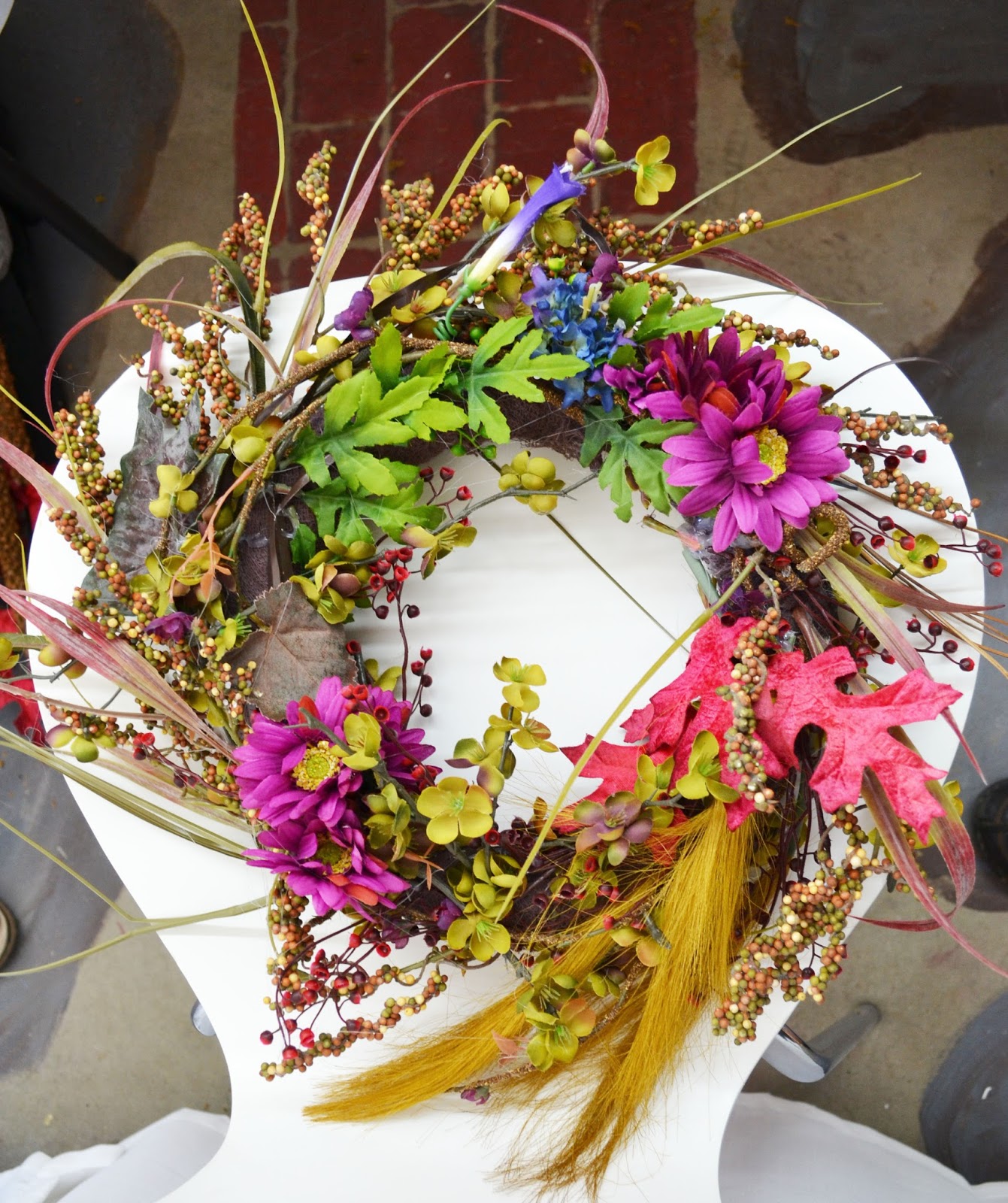 My Painted Garden Making Wreaths with Eastside Art Group