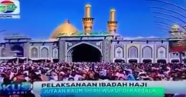Bikin Haji Tandingan, Jutaan Penganut Syiah Wukuf di Karbala