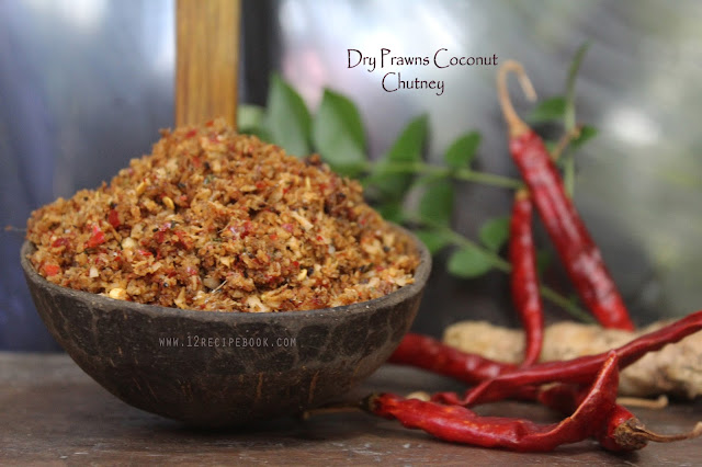 Dry Prawns Coconut Chutney Dry Prawns Coconut Chutney