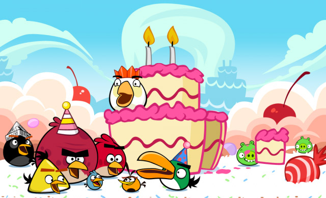 angry birds celebrates 2nd b'day with 15 additional levels