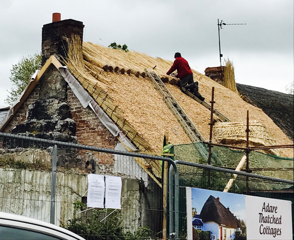 Patrick Comerford Adare Cottage Gets New Thatch Two Years After