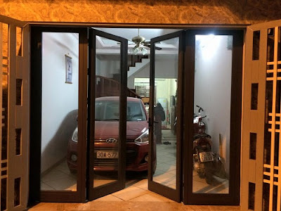 cửa nhôm kính Xingfa nhập khẩu 4 cánh mở quay cửa nhôm kính Xingfa nhập khẩu 4 cánh mở quay