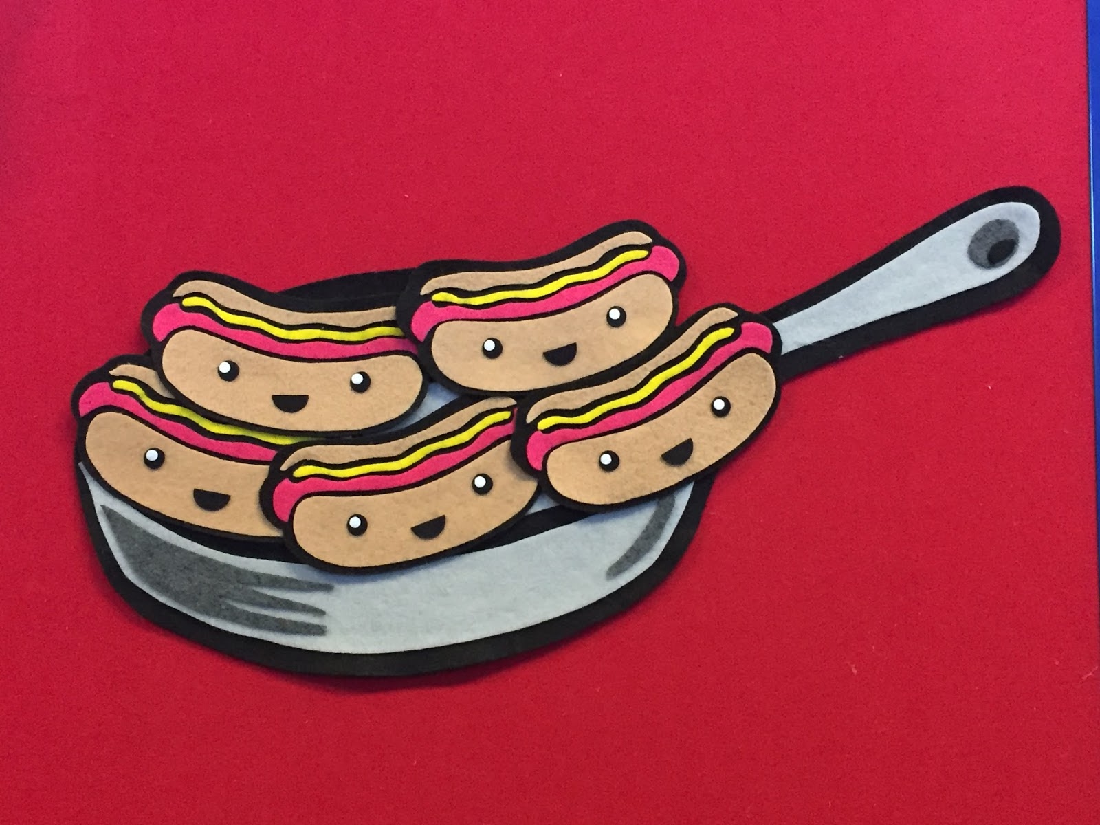 Felttastic Flannelboard Funtime Five Little Hot Dogs