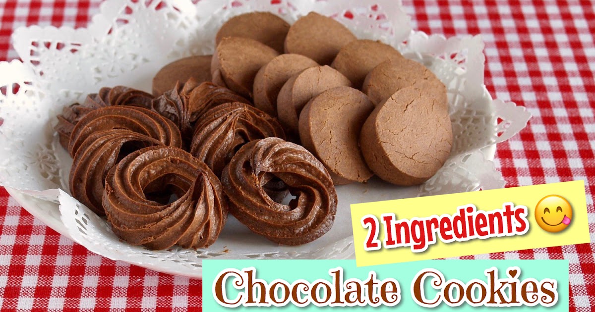 2Ingredient Icebox and Piped Chocolate Cookies Video Recipe Create