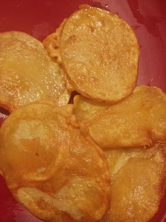 Potato Bhajia,Crispy Aloo bhajia
