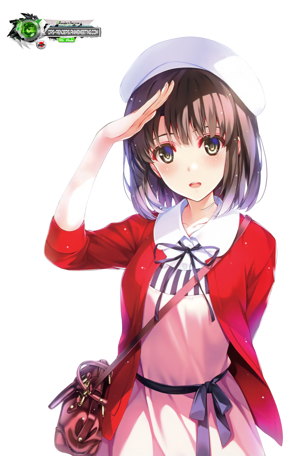 Saekano:Megumi Kato Hyper Cute Date Short Kami Render | ORS Anime Renders