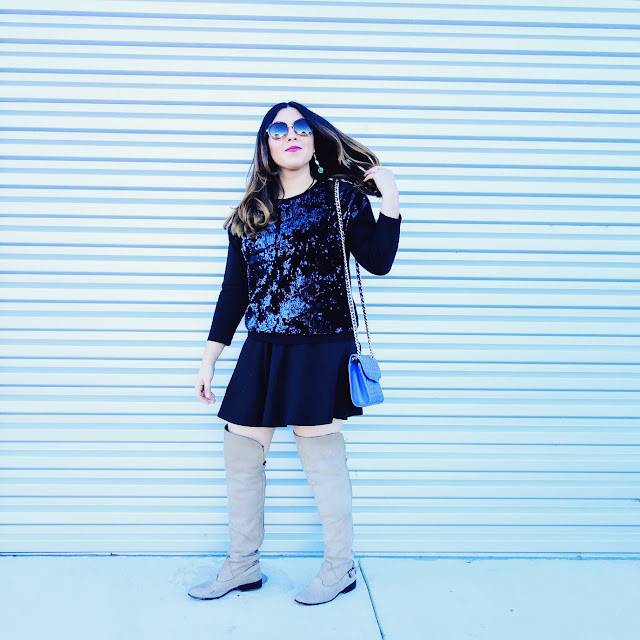 sequins for brunch, sequins, day time outfit, street style, casual 