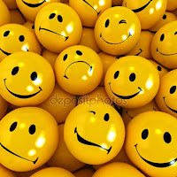 imagen de caritas amarillas expresado diversas emociones