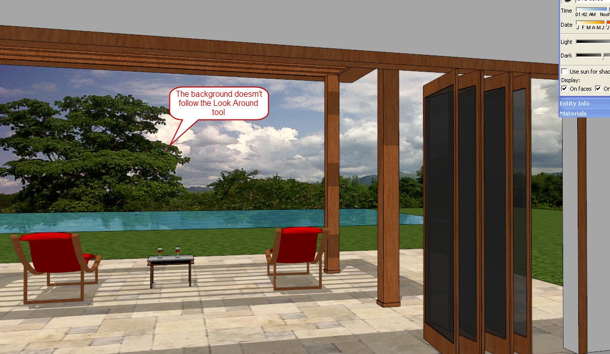 Sketchup for Interior Design: Backgrounds and Landscape Views in Sketchup
