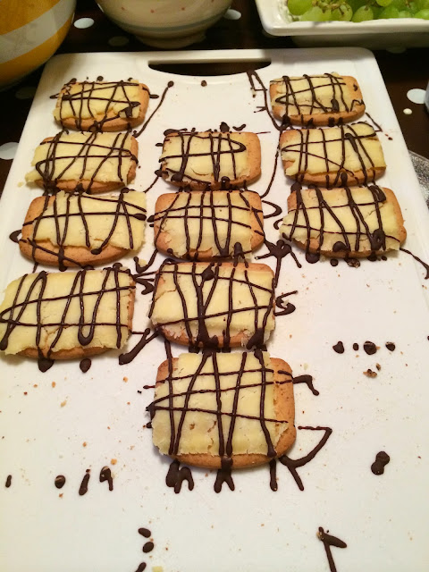Chocolate and Cheese Melba Toasts